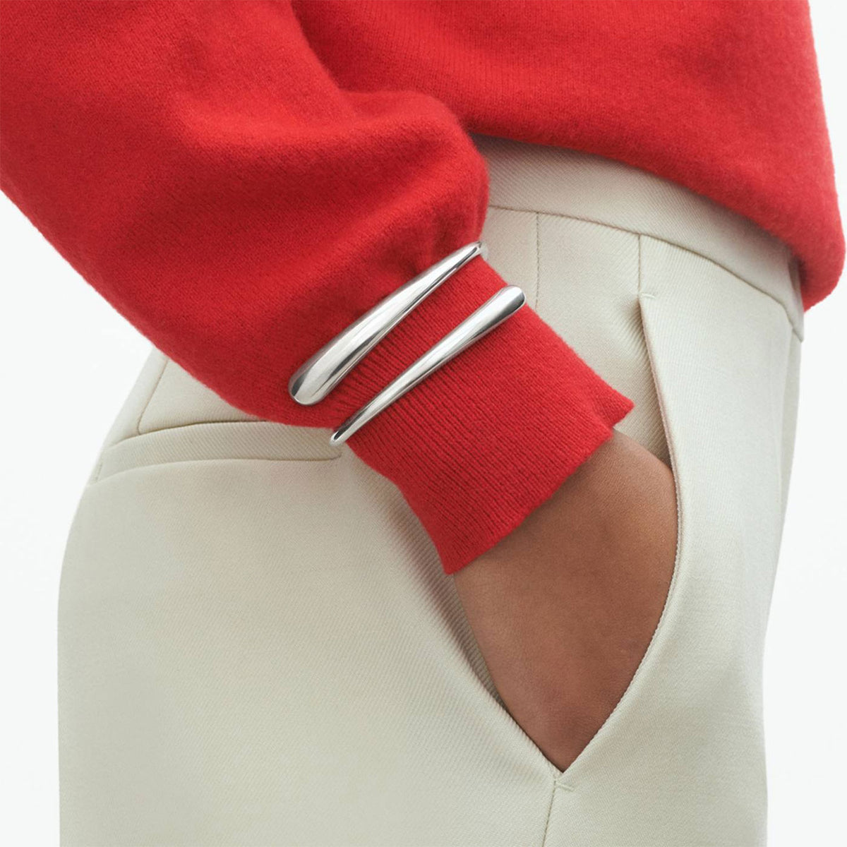 Georg Jensen Mercy Silver Bangle - Berry's Jewellers