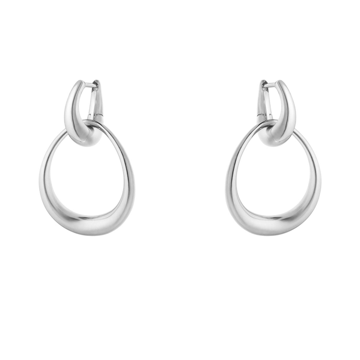 Georg Jensen Offspring Medium Hoop Earrings - Berry's Jewellers