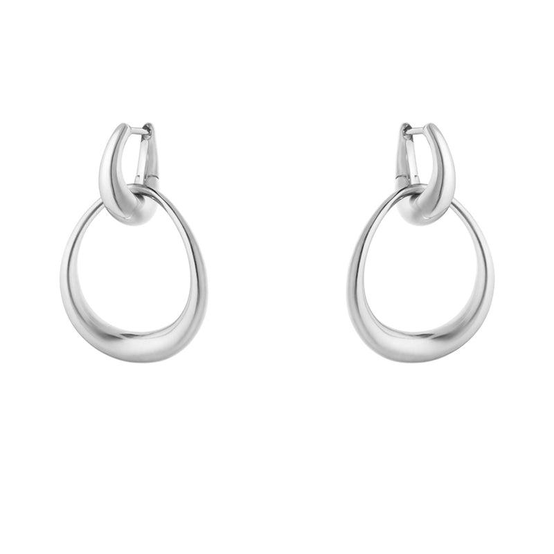 Georg Jensen Offspring Medium Hoop Earrings - Berry's Jewellers