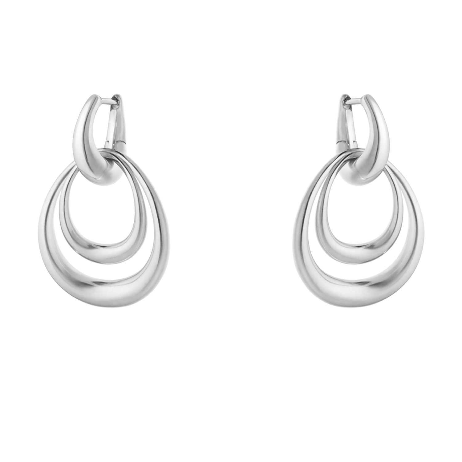 Georg Jensen Offspring Medium Hoop Earrings - Berry's Jewellers