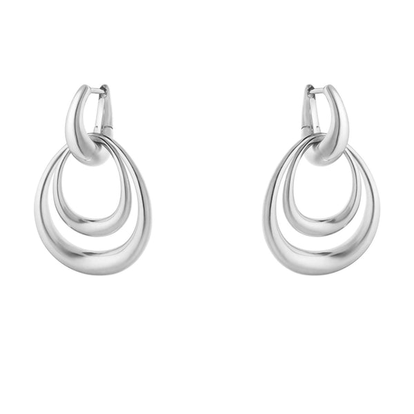 Georg Jensen Offspring Medium Hoop Earrings - Berry's Jewellers