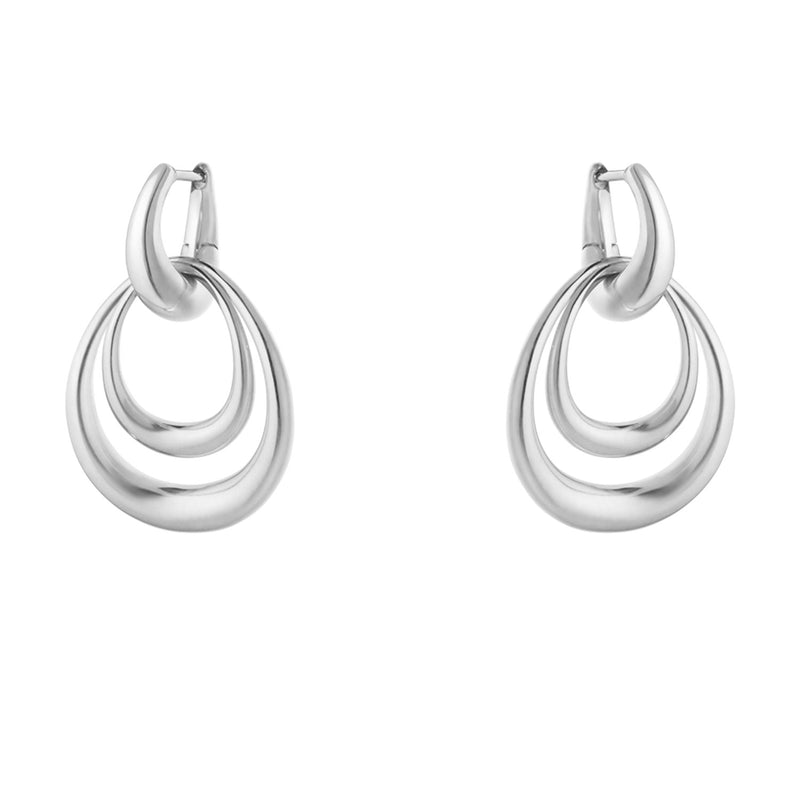 Georg Jensen Offspring Medium Hoop Earrings - Berry's Jewellers