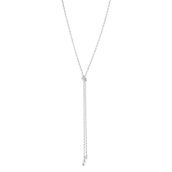 Georg Jensen Reflect Silver Lariat Necklace - Berry's Jewellers