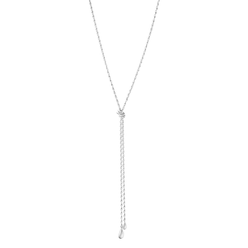 Georg Jensen Reflect Silver Lariat Necklace - Berry's Jewellers