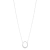 Georg Jensen Offspring Small Silver Diamond Set Pendant - Berry's Jewellers