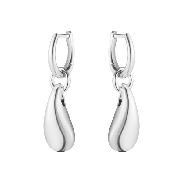 Georg Jensen Reflect Silver Drop Earrings - Berry's Jewellers