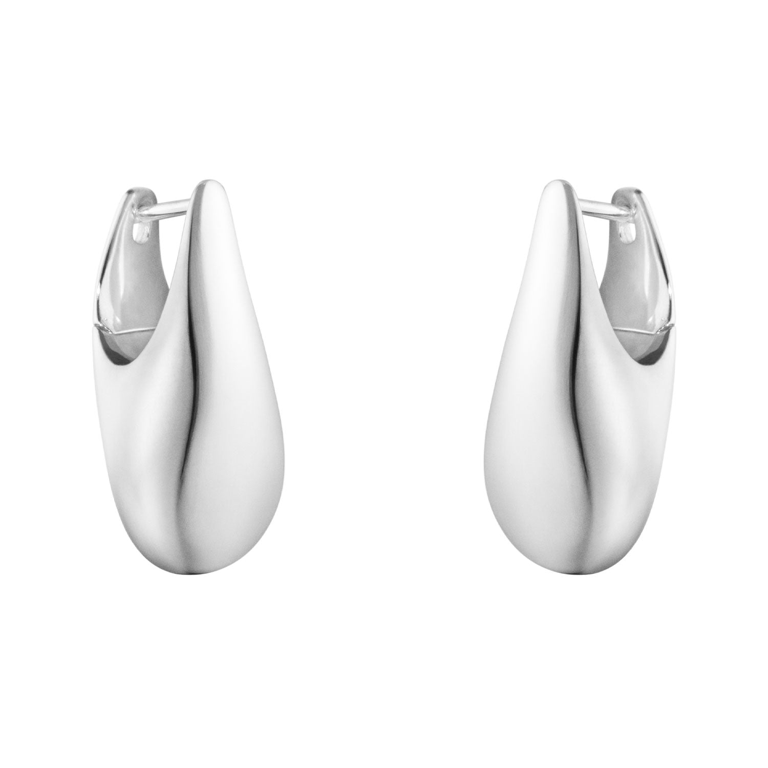 Georg Jensen Reflect Small Silver Earrings - Berry's Jewellers