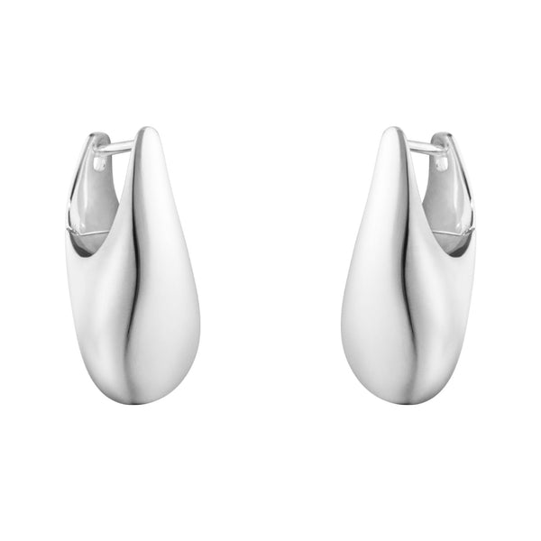 Georg Jensen Reflect Small Silver Earrings - Berry's Jewellers