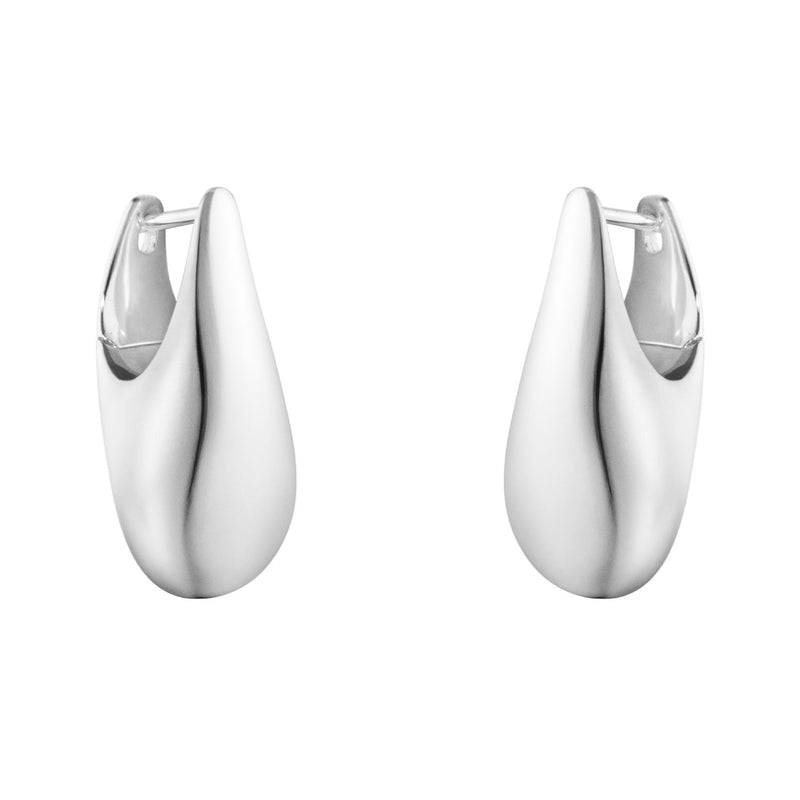 Georg Jensen Reflect Small Silver Earrings - Berry's Jewellers