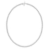Weft Slim Silver Necklace