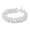 Weft Silver Double Link Bracelet