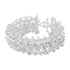 Weft Silver Triple Link Bracelet