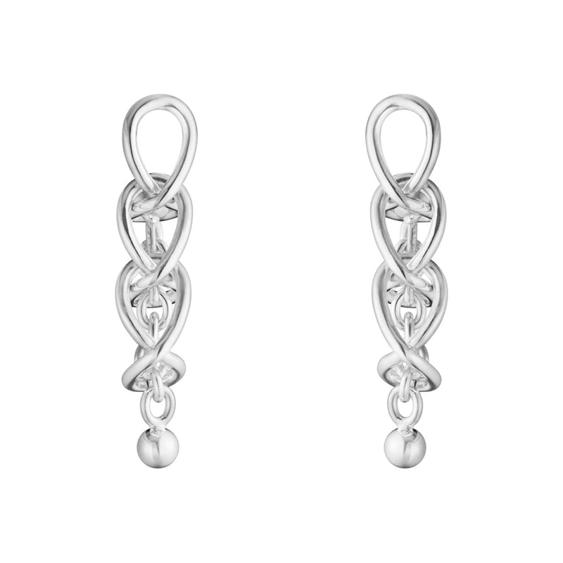 Weft Silver Earrings