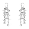 Weft Silver Double Earrings