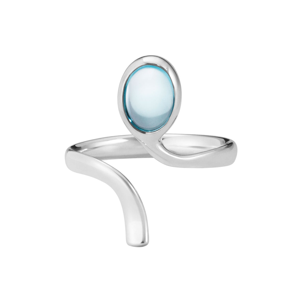Torun Silver and Blue Topaz Ring