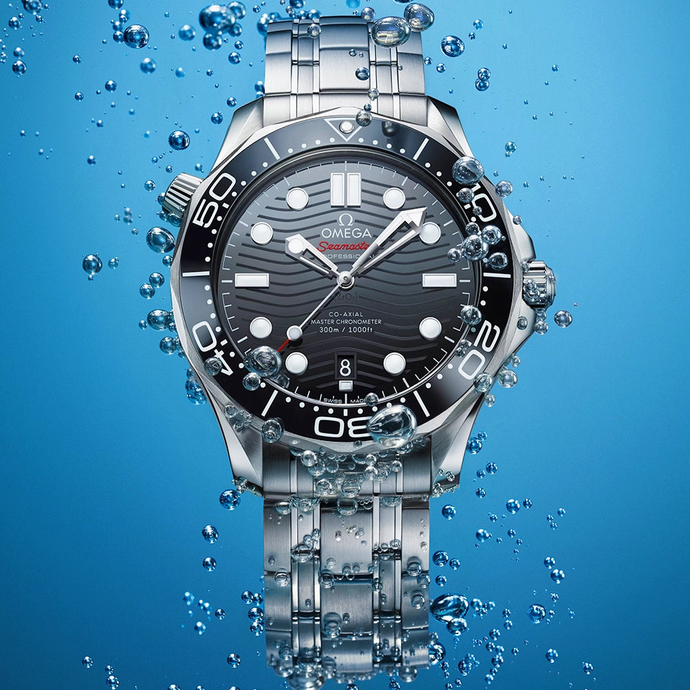 OMEGA Seamaster Diver 300m 42mm Black Dial Men's Bracelet Watch - Berry's Jewellers