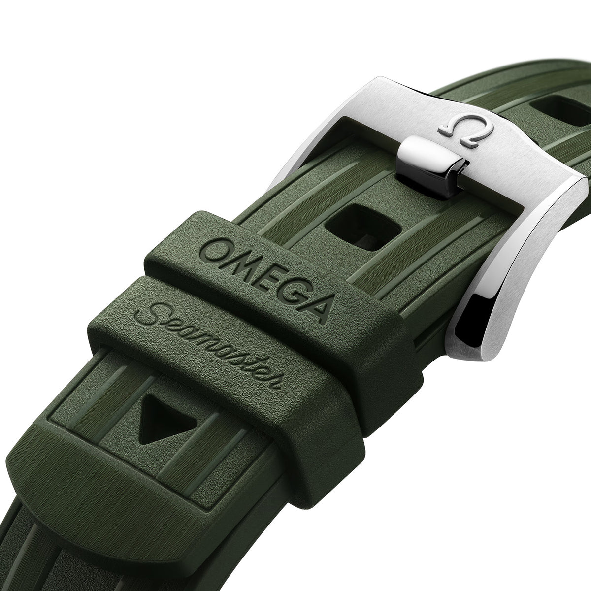 OMEGA Seamaster Diver 300m 42mm Green Dial Men's Rubber Strap Watch - Berry's Jewellers