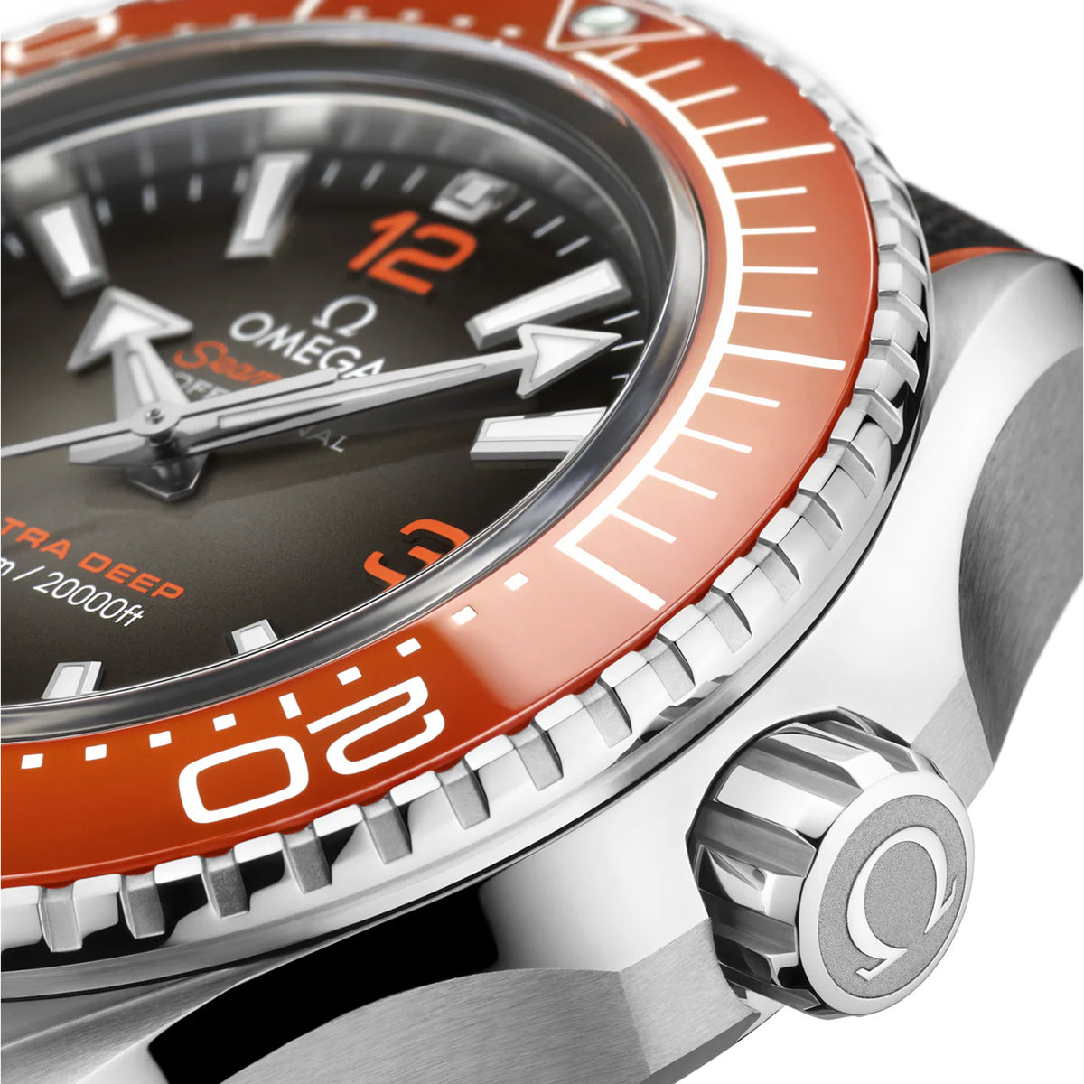OMEGA Seamaster Planet Ocean Ultra Deep 6000m Grey Gradient Dial Strap Watch - Berry's Jewellers