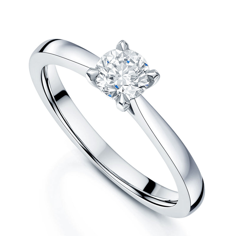 Berry's Platinum GIA Certified Round Brilliant Cut Diamond Ring - Berry's Jewellers