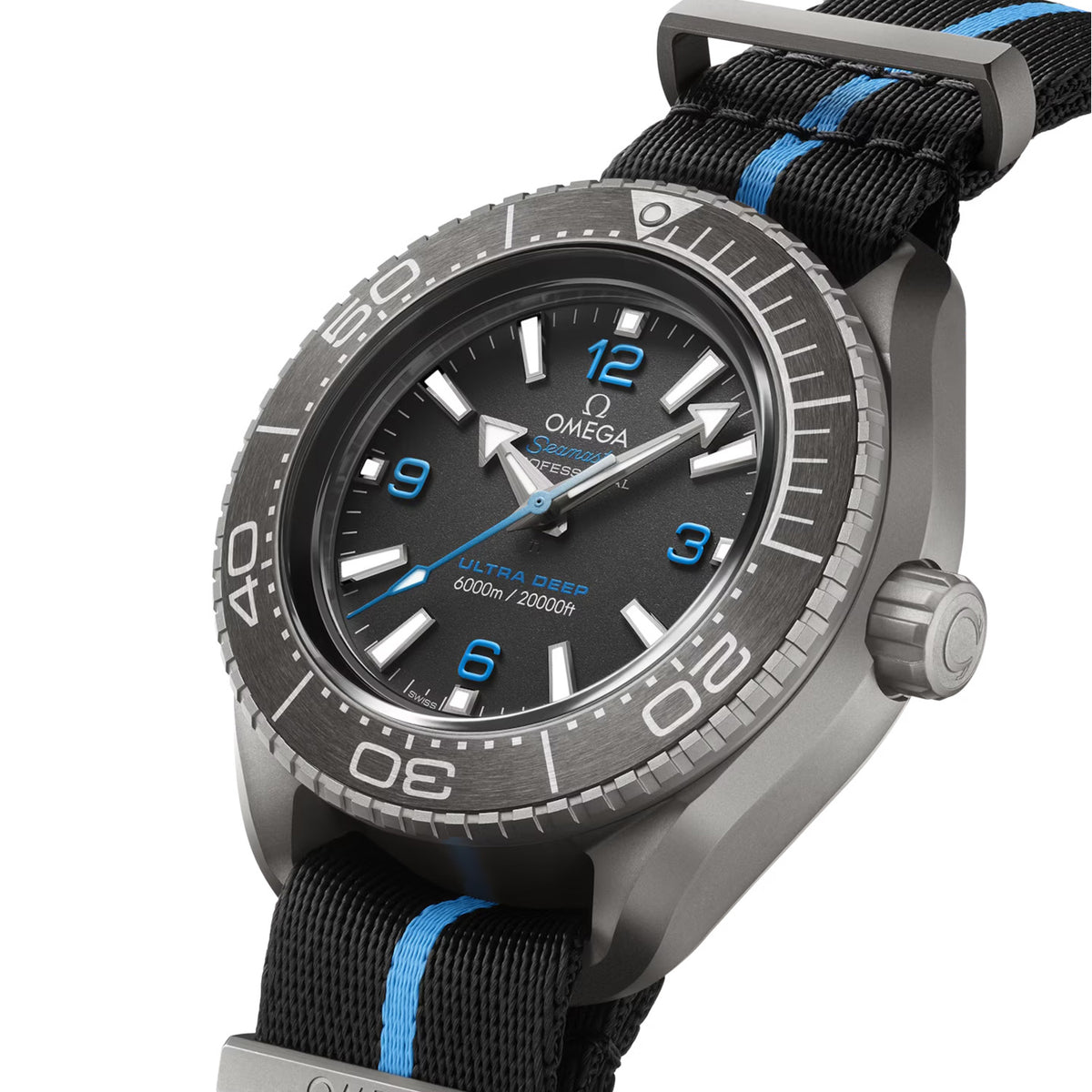 OMEGA Seamaster Planet Ocean Ultra Deep 6000m Titanium Strap Watch - Berry's Jewellers