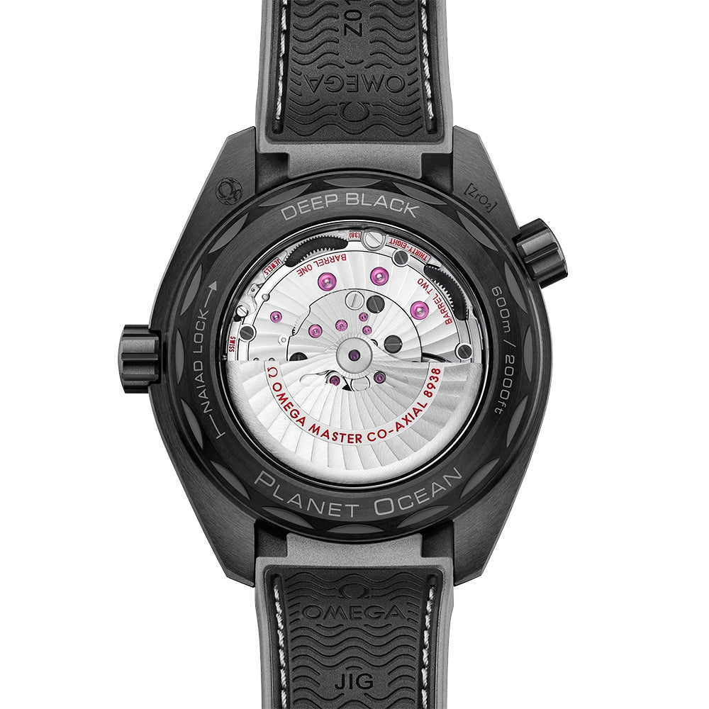 OMEGA Seamaster Planet Ocean Worldtimer 600m Black Ceramic Watch - Berry's Jewellers