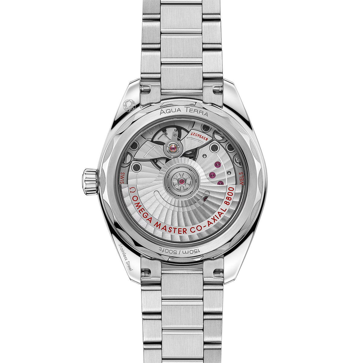 OMEGA Seamaster Aqua Terra Shades 34mm Sandstone Silver Dial Ladies Watch - Berry's Jewellers