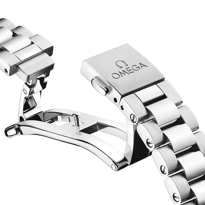 OMEGA Seamaster Aqua Terra Shades 38mm Shell Pink Dial Bracelet Watch - Berry's Jewellers