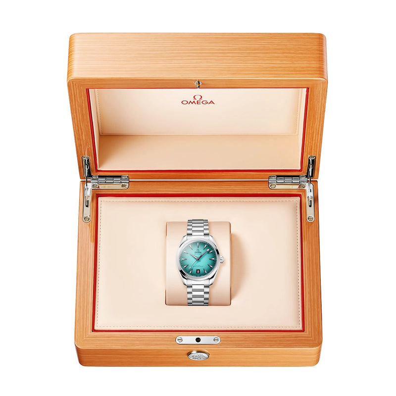 OMEGA Seamaster Aqua Terra 41mm Turquoise Gradient Dial Bracelet Watch - Berry's Jewellers