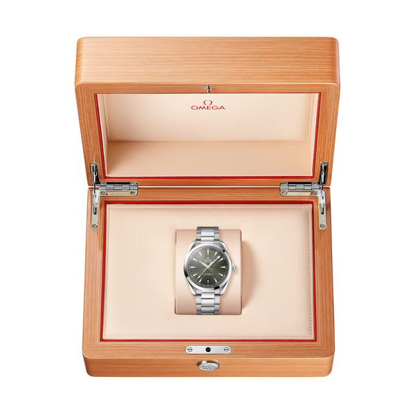 OMEGA Seamaster Aqua Terra 41mm Green Dial Men's Automatic Bracelet Watch - Berry's Jewellers