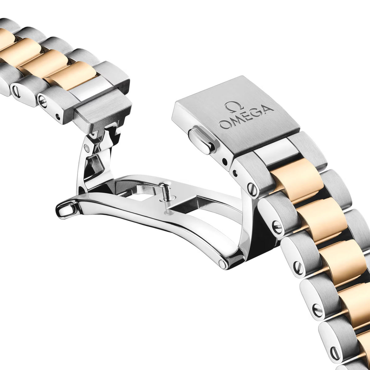 OMEGA Seamaster Aqua Terra 30mm Two-Tone Silver Diamond Dial Ladies Watch - Berry's Jewellers