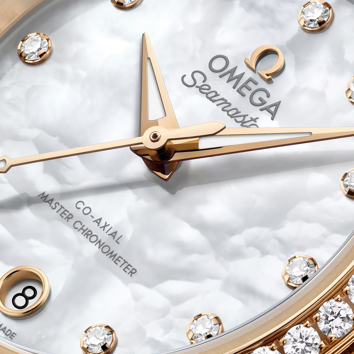 OMEGA Seamaster Aqua Terra 30mm 18ct Yellow Gold Diamond Set Watch - Berry's Jewellers