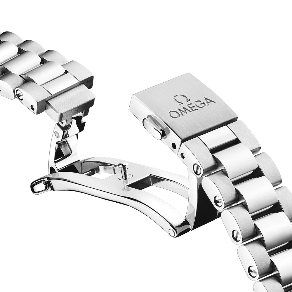 OMEGA Seamaster Railmaster 38mm Grey Gradient Dial Bracelet Watch - Berry's Jewellers