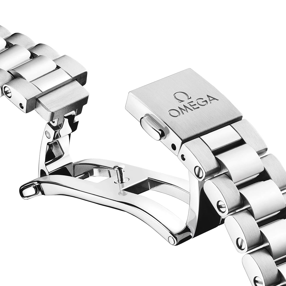 OMEGA Seamaster Railmaster Small Seconds 38mm Brown Dial Bracelet Watch - Berry's Jewellers