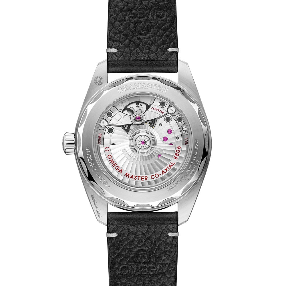 OMEGA Seamaster Railmaster 38mm Grey Gradient Dial Strap Watch - Berry's Jewellers