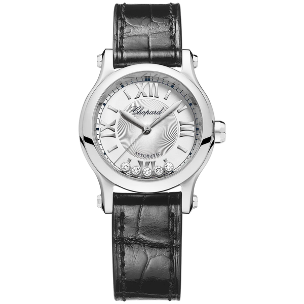 Chopard Happy Sport 30mm Automatic Ladies Strap Watch - Berry's Jewellers