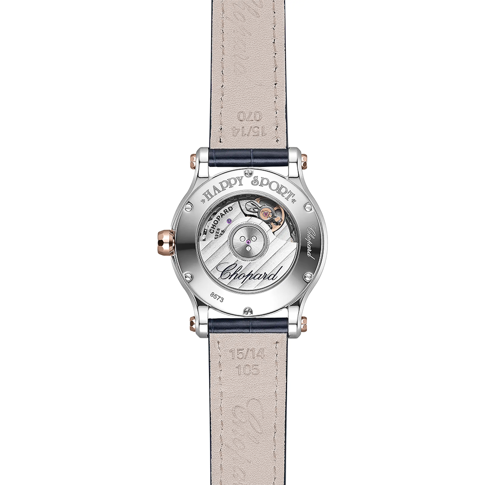 Happy Sport Sun, Moon & Stars 30mm Steel & Rose Gold Watch