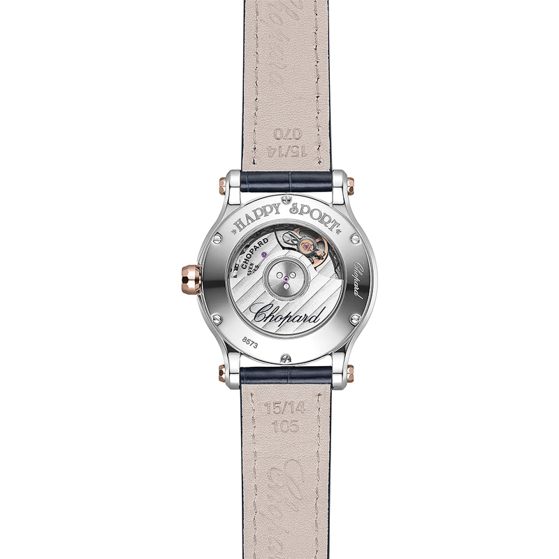Happy Sport Sun, Moon & Stars 30mm Steel & Rose Gold Watch