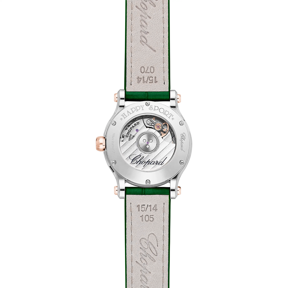 Chopard Happy Sport 30mm Steel & Rose Gold Automatic Watch - Berry's Jewellers