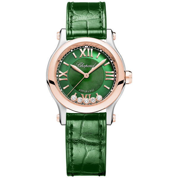 Chopard Happy Sport 30mm Steel & Rose Gold Automatic Watch - Berry's Jewellers