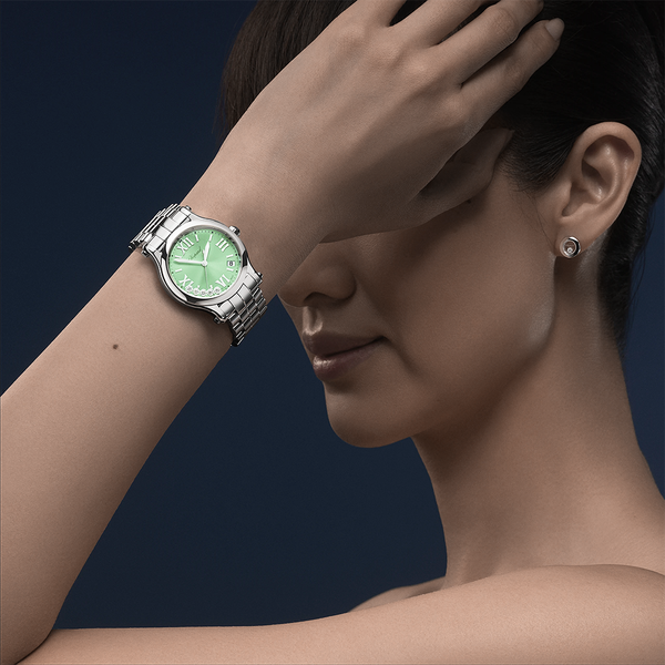 Happy Sport 36mm Light Green Dial Ladies Bracelet Watch