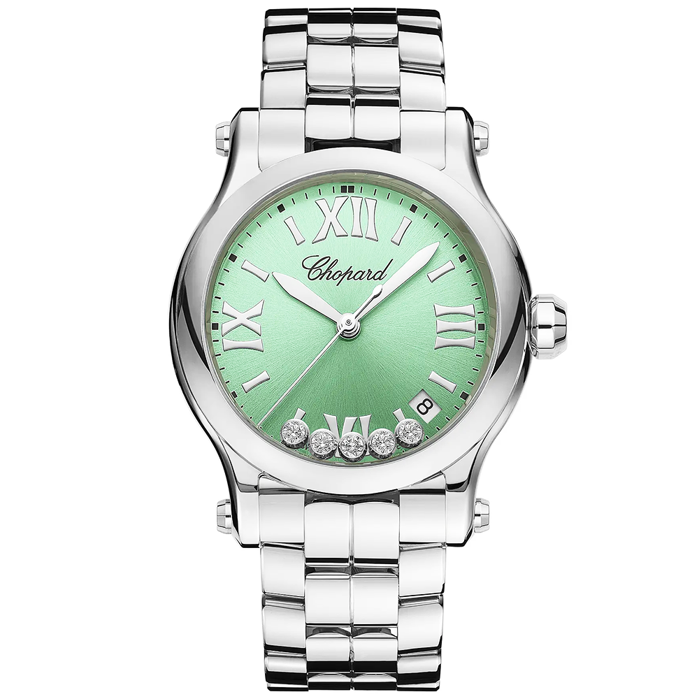 Happy Sport 36mm Light Green Dial Ladies Bracelet Watch