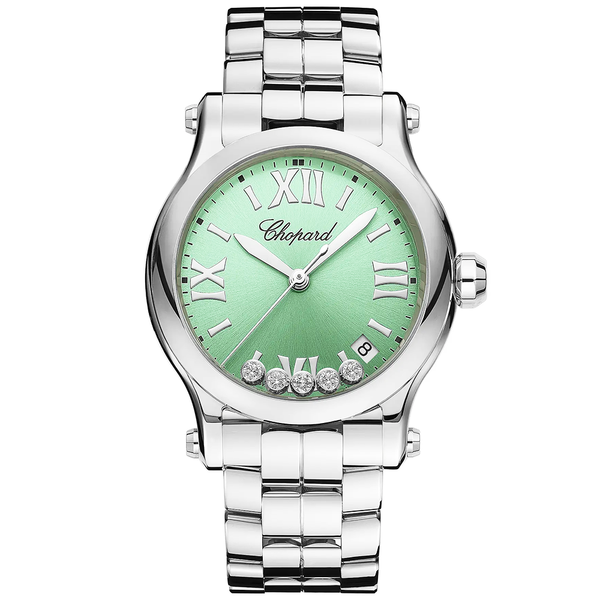 Happy Sport 36mm Light Green Dial Ladies Bracelet Watch