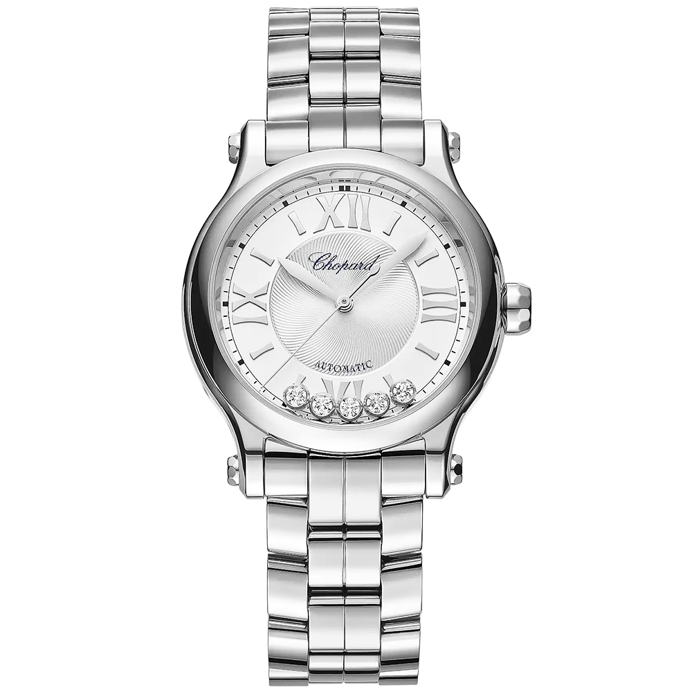 Happy Sport 33mm Steel Automatic Ladies Bracelet Watch