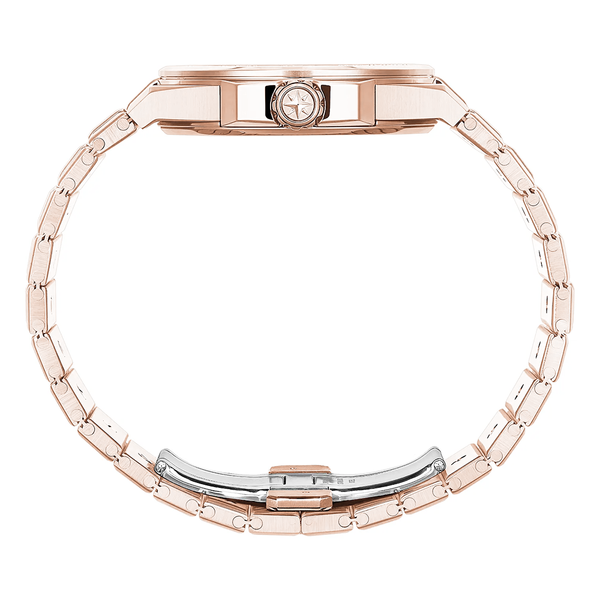 Alpine Eagle 36mm 18ct Rose Gold Rainbow Sapphire Set Watch