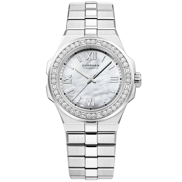 Alpine Eagle 36mm Mother of Pearl Diamond Set Automatic Watch