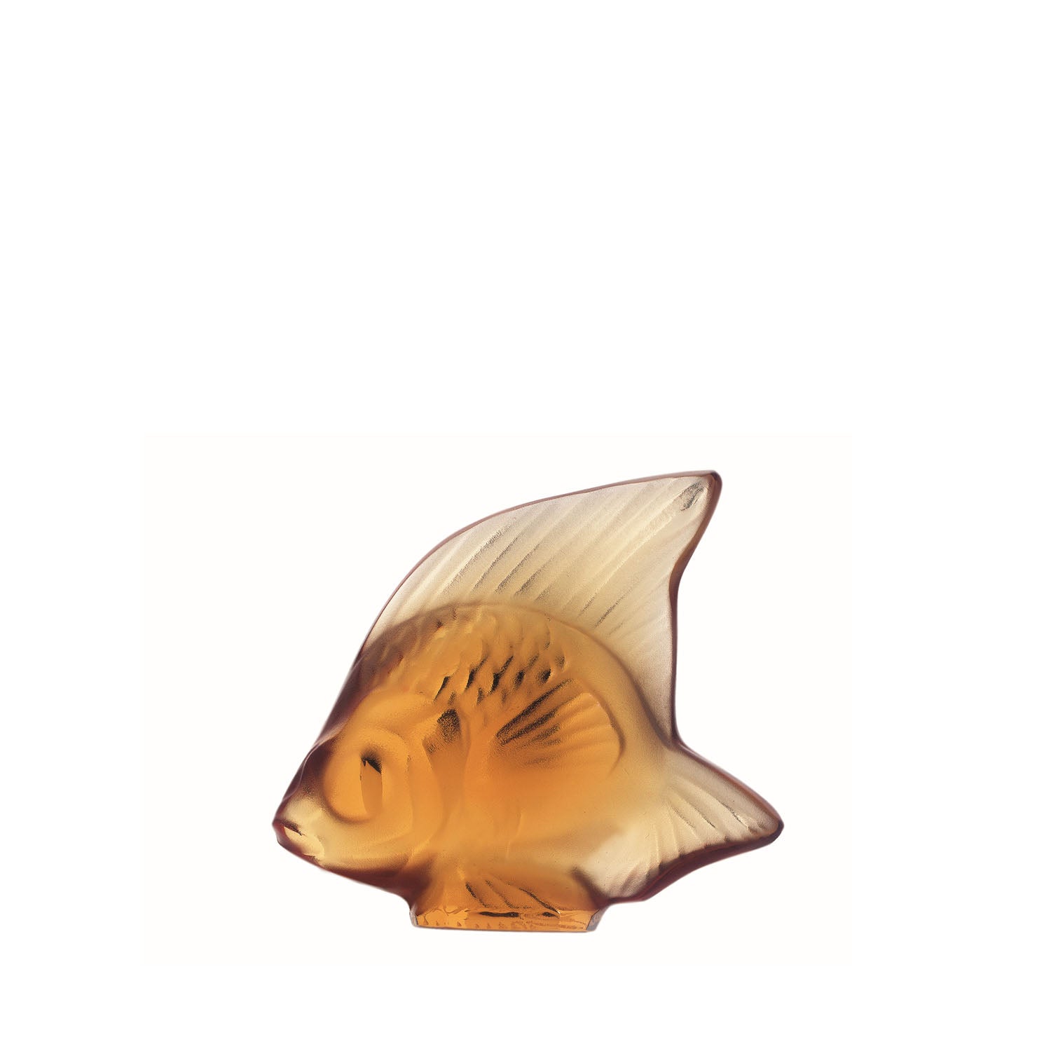 Lalique Amber Crystal Fish Sculpture - Berry's Jewellers