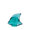 Lalique Pale Turquoise Blue Crystal Fish Sculpture - Berry's Jewellers