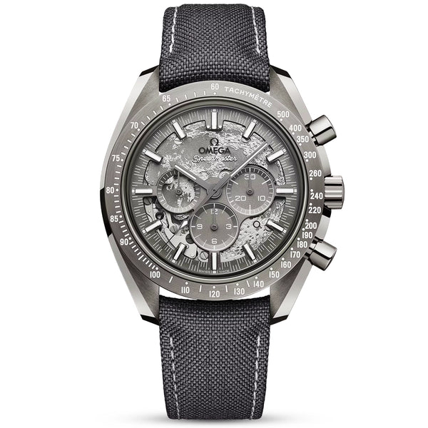 OMEGA Speedmaster "Grey Side of the Moon" Ceramic Fabric Strap Watch - Berry's Jewellers
