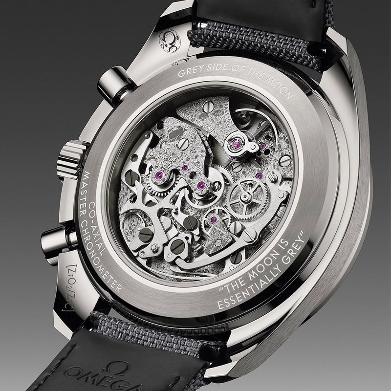 OMEGA Speedmaster "Grey Side of the Moon" Ceramic Fabric Strap Watch - Berry's Jewellers
