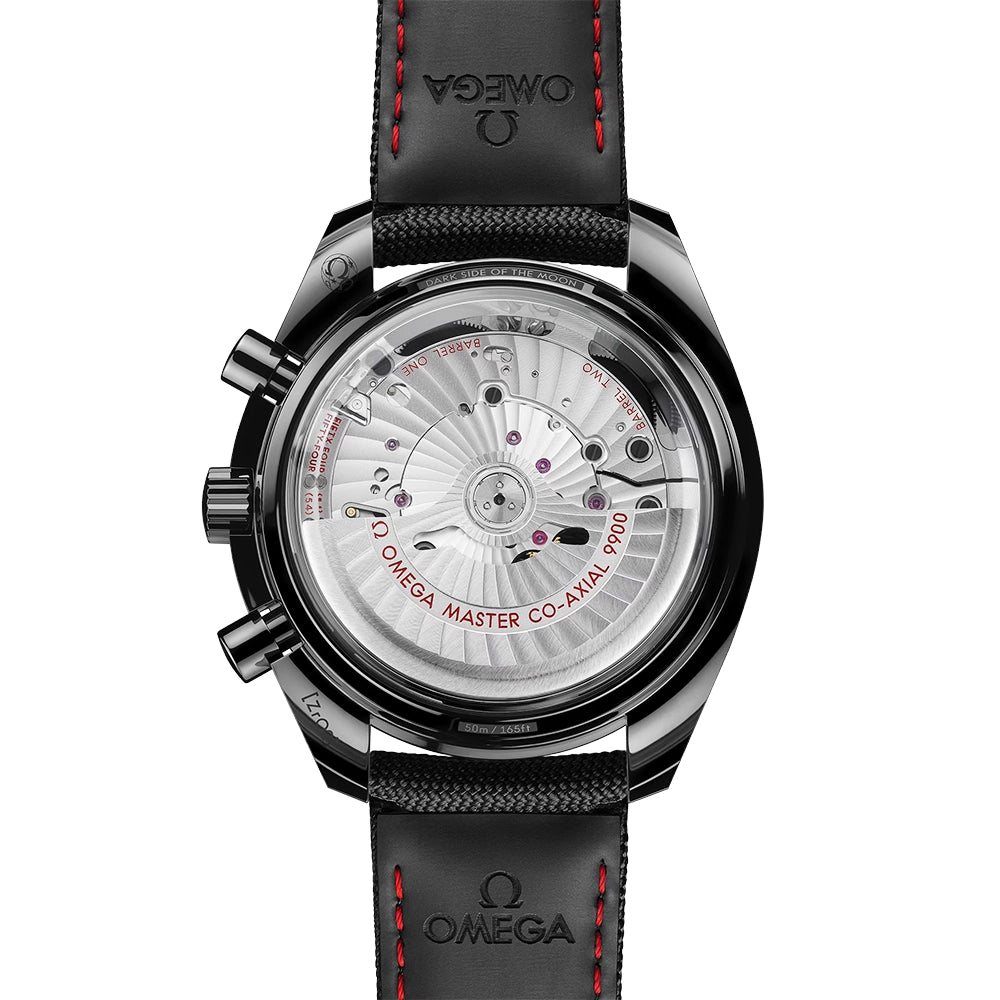 OMEGA Speedmaster "Dark Side of the Moon" Black Ceramic Fabric Strap Watch - Berry's Jewellers